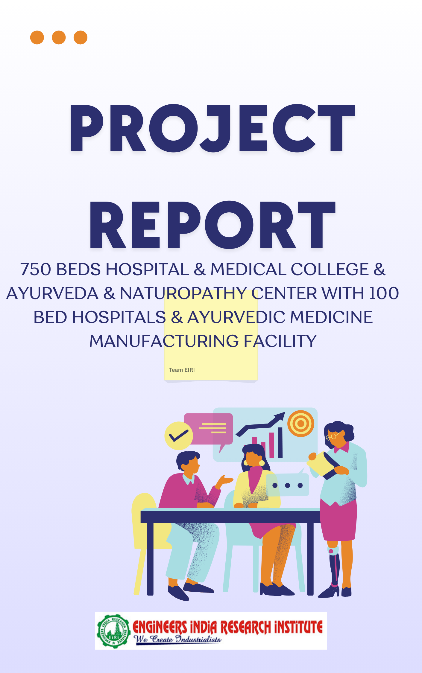 750 Beds Hospital &amp; Medical College &amp; Ayurveda &amp; Naturopathy Center with 100 Bed Hospitals &amp; Ayurvedic Medicine Manufacturing Facility 